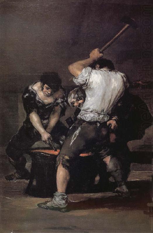 Francisco Goya The Forge china oil painting image